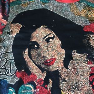 Unique Amy Winehouse sweatshirt/sweater by Hoodie Lab of Sweden. (Medium)